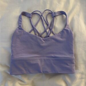 Lululemon Free To Be Longline Bra *Lavender Dusk